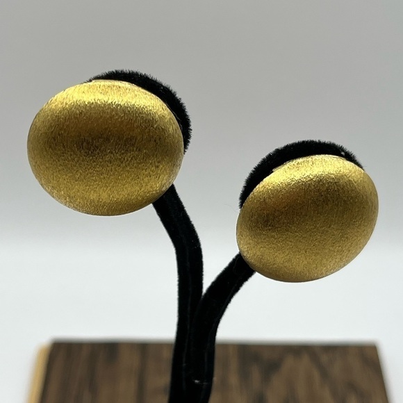 Earrings clip on 3 Pair Napier, Lisner, Marvella Designer gold & silver tone - Picture 8 of 10